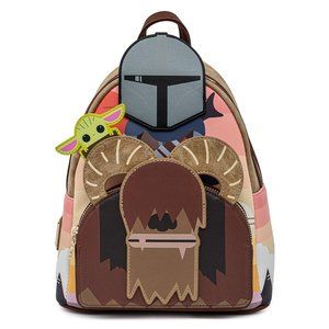 Loungefly Mandalorian Bantha Ride Mini Backpack